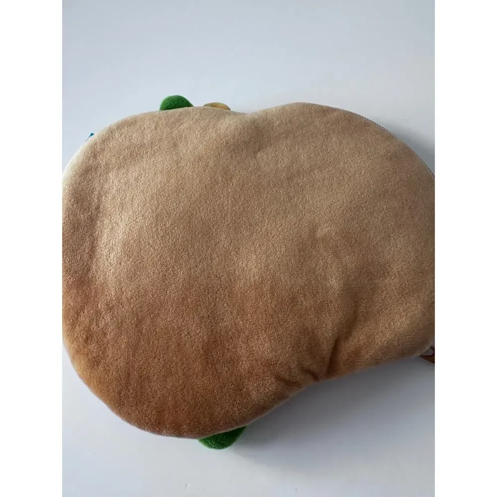 Squishmallows Carl The Cheeseburger Pencil Pouch, Includes Zipper Closure